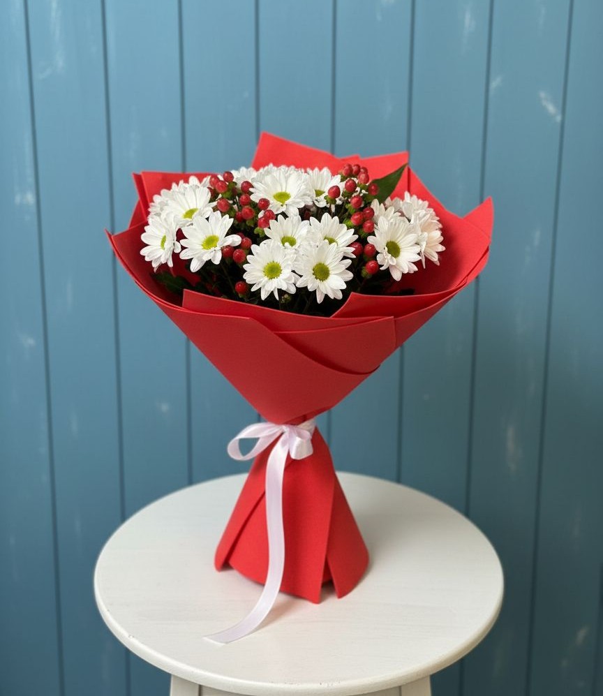 Букет цветов из: Хризантемы в Юрьевце