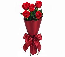 Букет 5 Красных роз Эдлесс Лав в Юрьевце