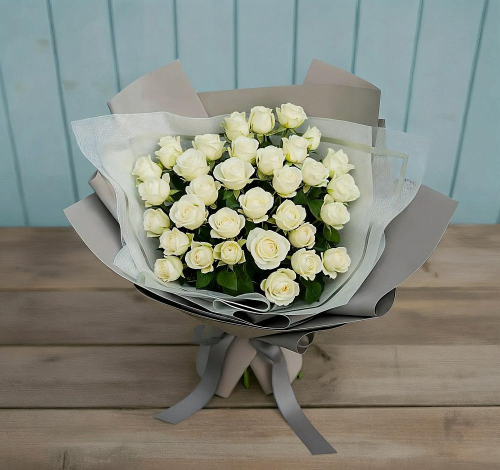 Букет Белоснежная нежность в Юрьевце
