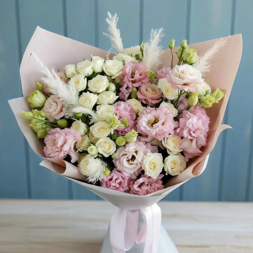 Букет цветов из: Альстромерии и Розы в Юрьевце