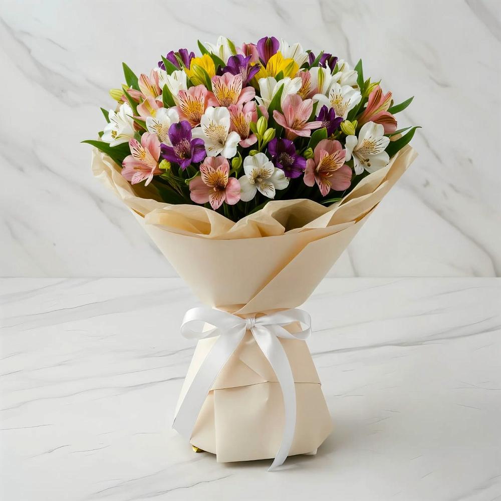 Букет цветов из: Альстромерии в Юрьевце