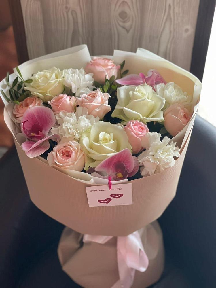 Букет цветов из: Орхидеи, Розы и Гвоздики в Юрьевце