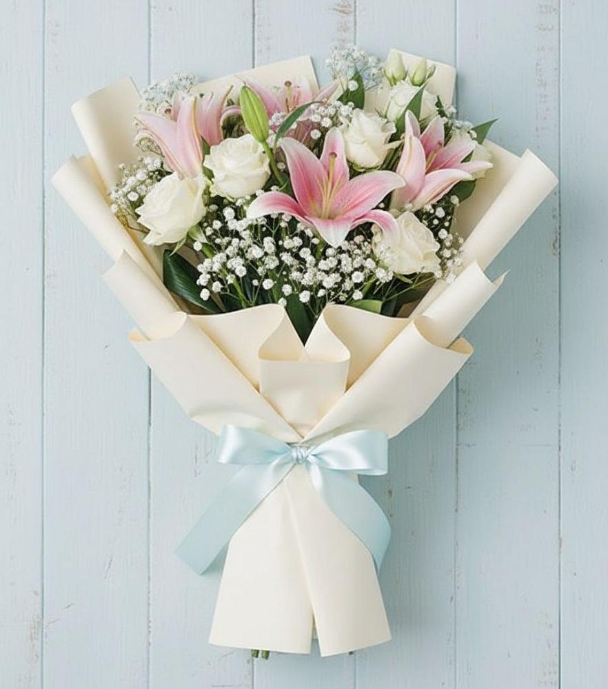 Букет цветов из: Лилии в Юрьевце