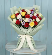 Букет цветов из:  Розы в Юрьевце