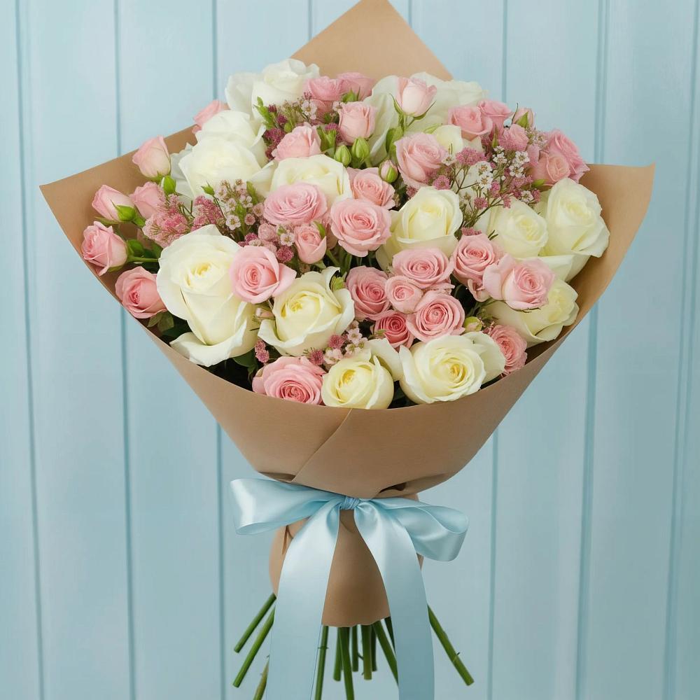 Букет цветов из: Розы в Юрьевце