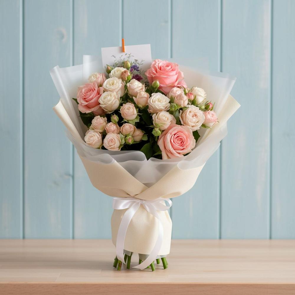 Букет цветов из: Розы в Юрьевце