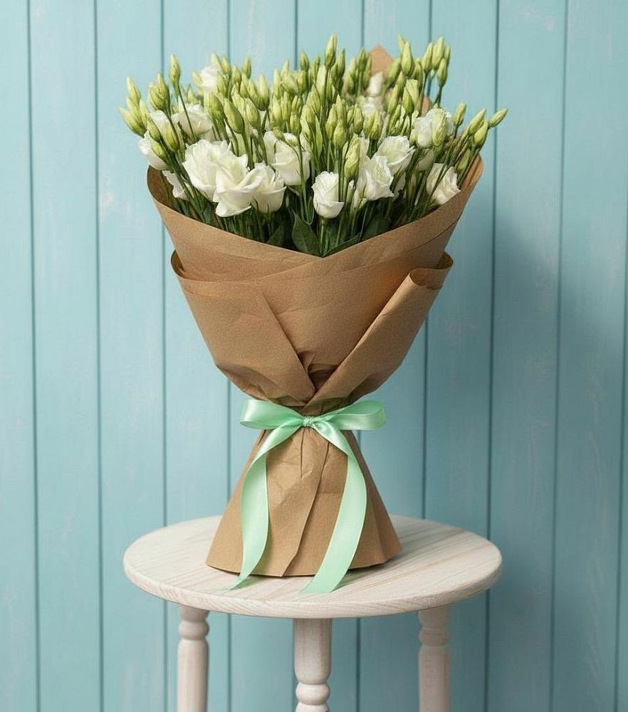 Букет цветов из: Лизиантусы в Юрьевце