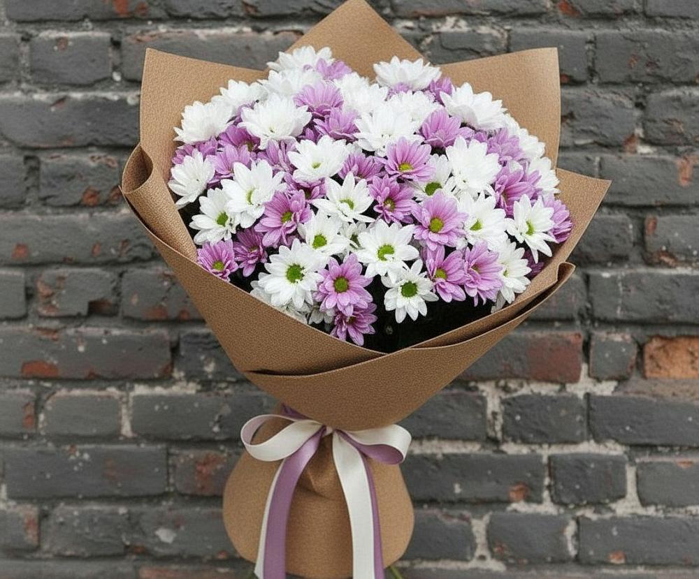 Букет цветов из: Хризантемы в Юрьевце