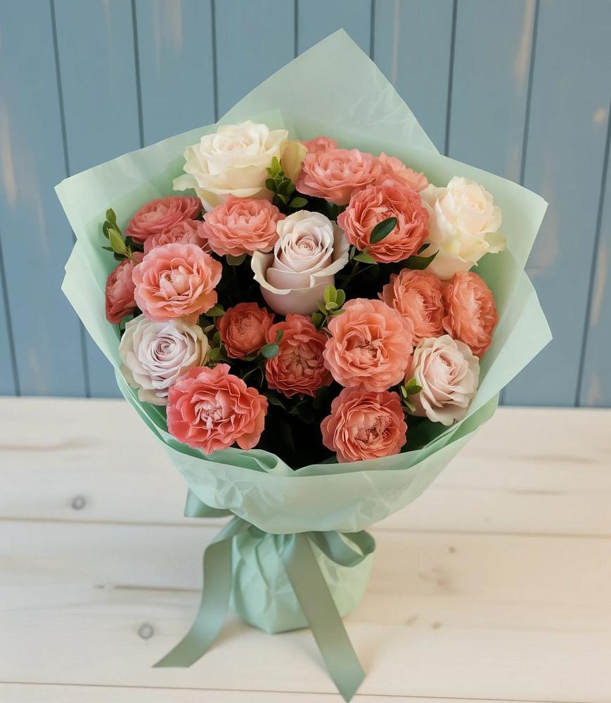 Букет цветов из: Розы в Юрьевце