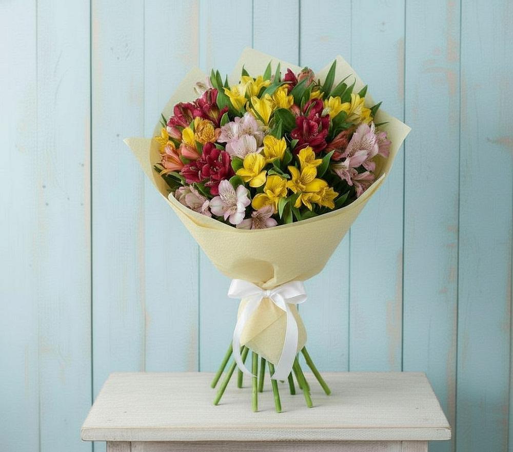 Букет цветов из: Альстромерии в Юрьевце