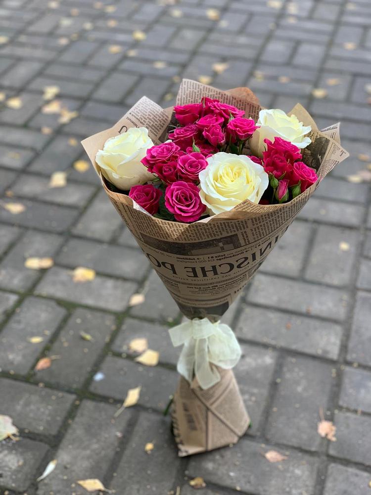 Букет цветов из: Розы в Юрьевце