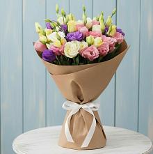 Букет цветов из:  Лизиантусы в Юрьевце